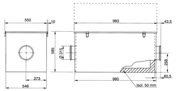 Systemair TLPW 315 Air handl. unit