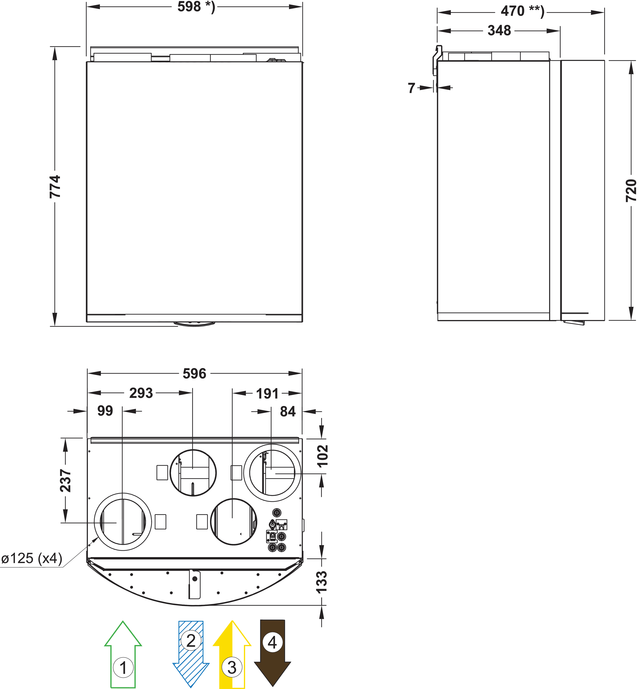 Systemair SAVE VTR 150/K L 500W White Приточно-вытяжная установка