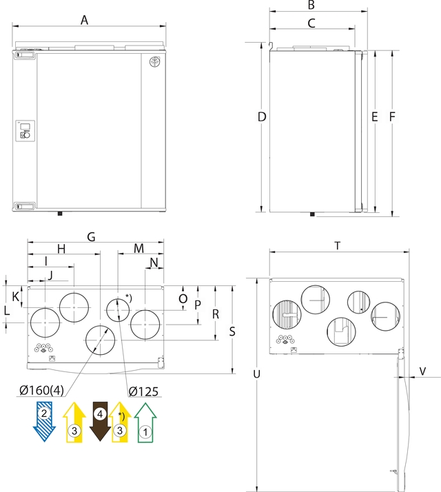 Systemair SAVE VTR 250/B R 1000W Приточно-вытяжная установка